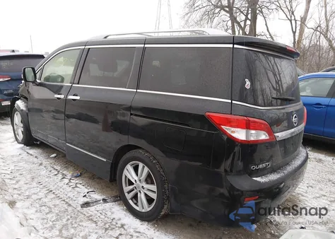 2013 Nissan Quest Sl from USA, damaged, VIN JN8AE2KP6D9063718